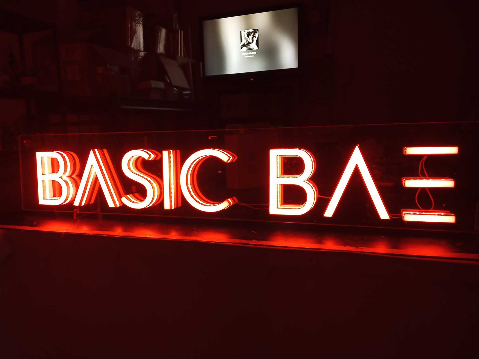 Basic Bae Custom LED Neon Sign