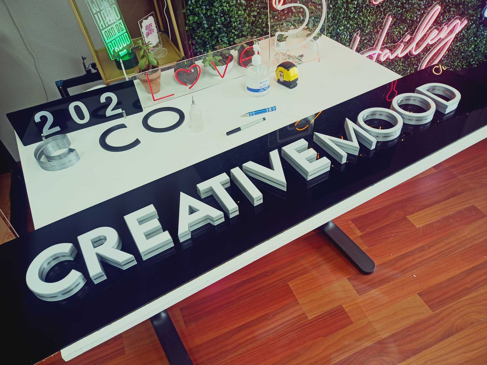 Creative Mood 3D Printed Dimensional Letter Sign