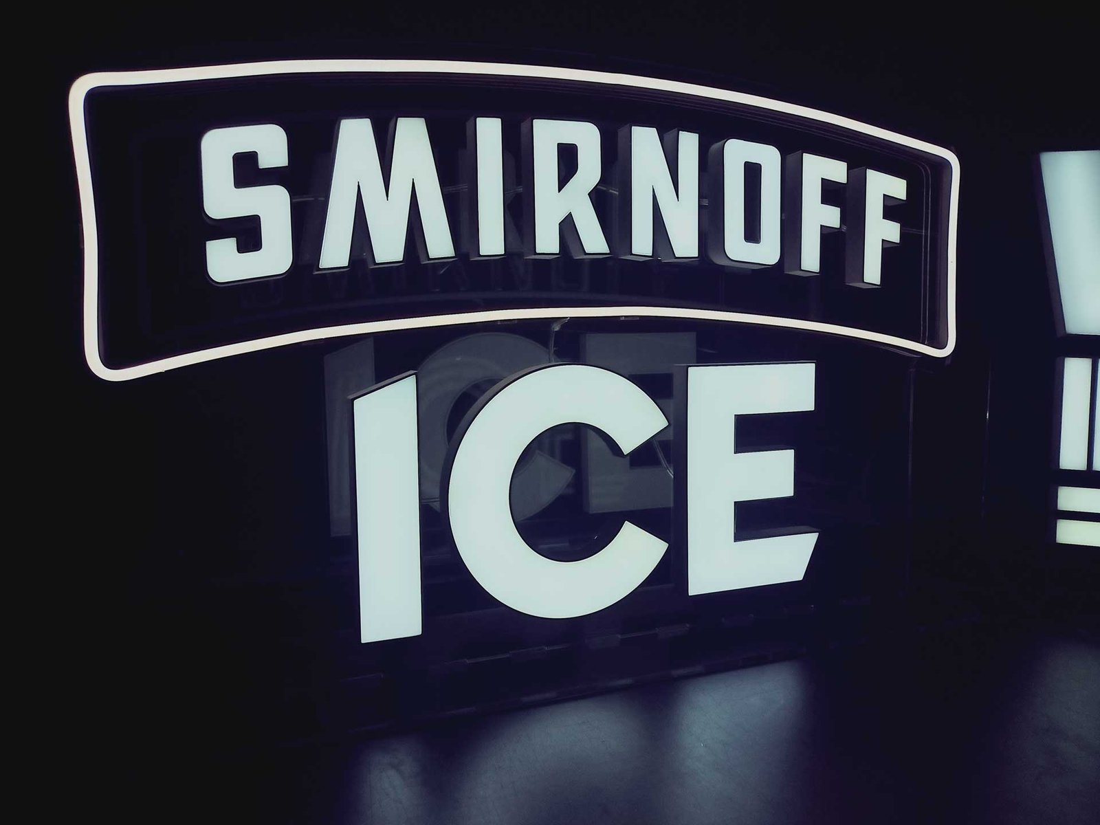 Smirnoff Ice 3D Printed LED Neon Acrylic Logo Sign