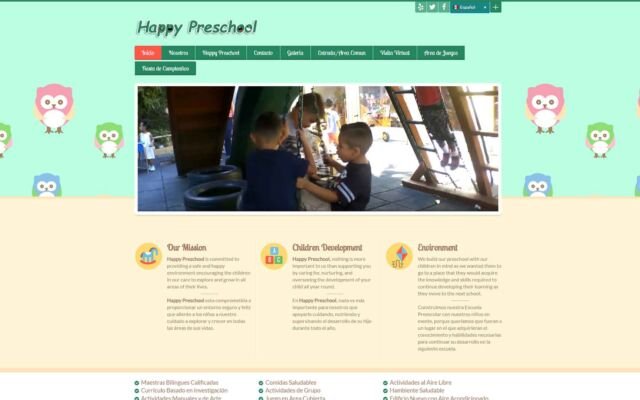 <a href="https://happypreschool.us" target="_blank" rel="noopener noreferrer">Happypreschool.us</a>: I found the perfect domain, created a stunning website with a dynamic video hero, professional photos, and bilingual content to reach a broader audience.